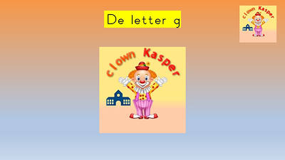Lesmateriaal Taal junior: de letter g van auteur Gratis leuke leesboekjes slide 1