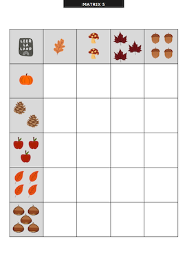 Lesmateriaal Matrix - Herfst  van auteur LeerLaLand slide 4