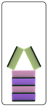 Lesmateriaal Bouwen met schuursponsjes van auteur Juf Katy slide 2