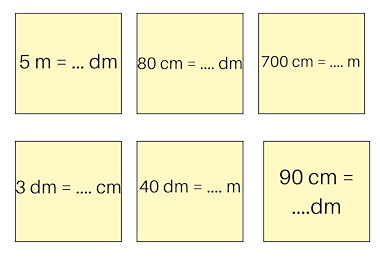 Lesmateriaal Spel rond de maateenheden van auteur Juf Shany slide 3