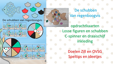 Lesmateriaal De schubben van regenboogvis van auteur Little Play Friends