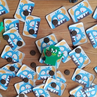 Lesmateriaal Spel: Monsters VS cookies van auteur Noallie slide 2