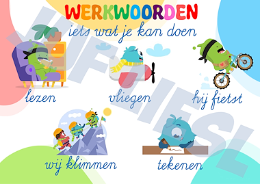 Lesmateriaal Wandplaten taal Classdojo van auteur De monsterklas van Juf Liesl slide 2