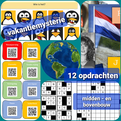 Lesmateriaal Vakantiemysterie van auteur lockdownjuf