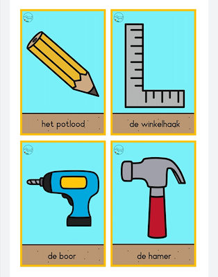 Lesmateriaal De bouwplaats: taal bundel  van auteur JufJoyceKuenen slide 3