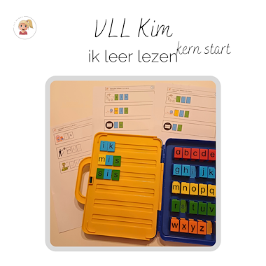 Lesmateriaal VLL Kim - kern start - ik leer lezen van auteur Juf Hanne_ slide 1