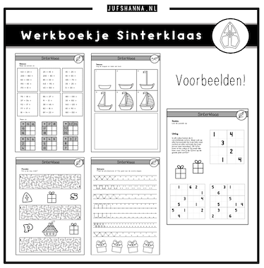 Lesmateriaal Thema Sinterklaas | Werkboekje groep 5 van auteur Juf Shanna slide 2