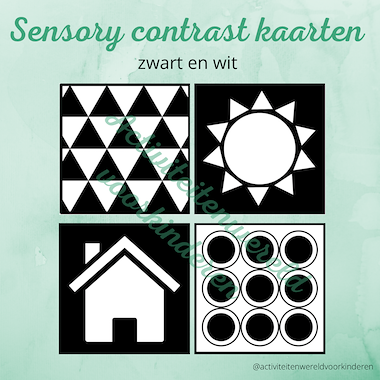 Lesmateriaal False uit de collectie baby-contrastkaarten van onderwijs lesmaterialen van auteur nanny melissa