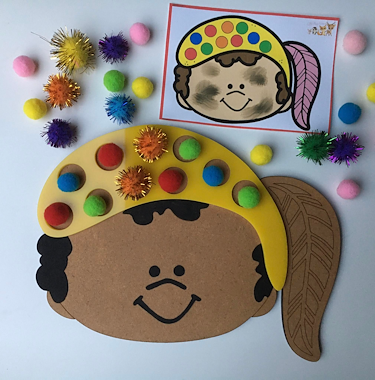 Lesmateriaal De stippen op de muts van roetpiet van auteur Little Play Friends slide 4