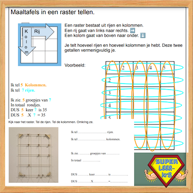 Lesmateriaal Maaltafels groepjes vormen van auteur Superleerkracht slide 4