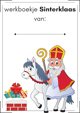Lesmateriaal Werkboekje & antwoordenboekje Sinterklaas  van auteur juf Ellis