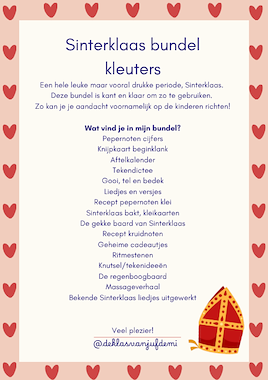 Lesmateriaal Sinterklaasbundel 2025 van auteur Deklasvanjufdemi slide 1