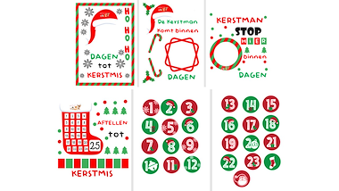 Lesmateriaal kerstmis - aftelkalenders van auteur Little Play Friends slide 2