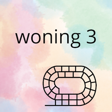 Lesmateriaal AN - mijn woning (deel 3) - spel 6: ganzenbord van auteur Peggy Van Rompaey