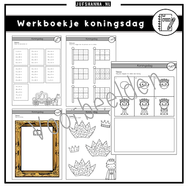 Lesmateriaal Koningsdag | Werkboekje groep 5  van auteur Juf Shanna slide 2