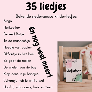 Lesmateriaal Liedjes boek met kinderliedjes voor peuters & kleuters  van auteur My Teacher Shares slide 4