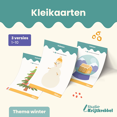 Lesmateriaal Rekenbundel Winter | Werkbladen voor Groep 1 en 2 van auteur Studio Krijtkrabbel slide 4