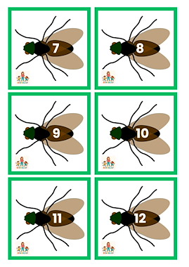 Lesmateriaal Vliegenmepperspel splitsen van auteur de beweegjuf slide 2