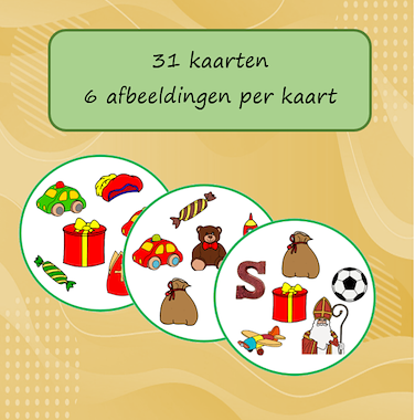 Lesmateriaal Zoek dezelfde Dobble sint van auteur Jabbedabbedoe slide 2