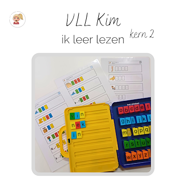 Lesmateriaal VLL Kim - kern 2 - ik leer lezen van auteur Juf Hanne_ slide 1