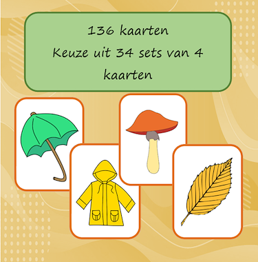 Lesmateriaal Zoek dezelfde (Halli Galli) herfst van auteur Jabbedabbedoe slide 2