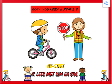 Lesmateriaal Lees met Kim en Sim: Kern 1: e & rem van auteur Gratis leuke leesboekjes