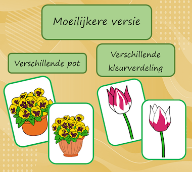 Lesmateriaal Reactiespel (Halli Galli) bloemen van auteur Jabbedabbedoe slide 4