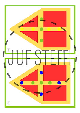 Lesmateriaal topologie mijter Sint - oudste kleuters van auteur Juf Steffi slide 4