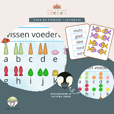 Lesmateriaal Voer de pinguïn - Loose parts & Vrij spel van auteur Peggy Wijnholds