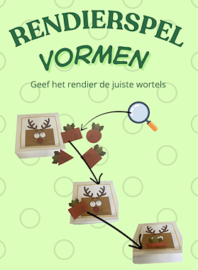 Lesmateriaal Thema Kerst : Rendierspel van auteur Juf Katy slide 1