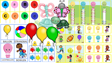 Lesmateriaal Ballen en ballonnen Mega-spelbundel van auteur Little Play Friends slide 2