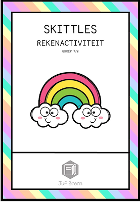Lesmateriaal REKENEN MET SKITTLES van auteur Juf Brenn