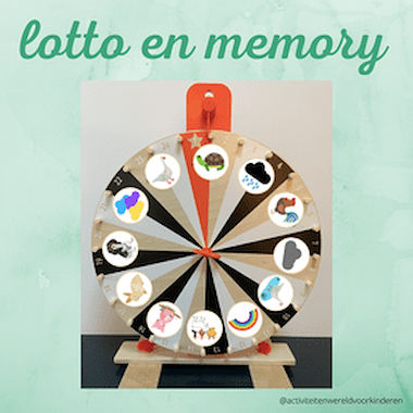 Lesmateriaal Moppereend - lotto/memory van auteur Nanny Melissa