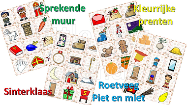 Lesmateriaal Woordkaarten en sprekende muur - Sinterklaas van auteur Little Play Friends slide 2