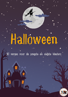 Lesmateriaal Halloweenversjes voor de jongste en oudste kleuters 👻 van auteur FilouFinds slide 1