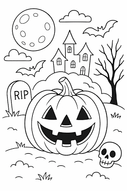 Lesmateriaal Halloween kleurplaten van auteur Alexandra Wit slide 1