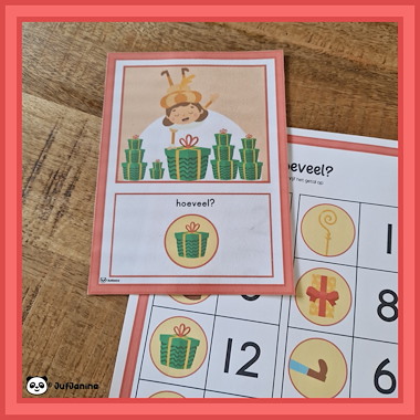 Lesmateriaal Bewegend leren - tellen tot 6, 12 en 20 (Sinterklaas) van auteur Juf Janina slide 2