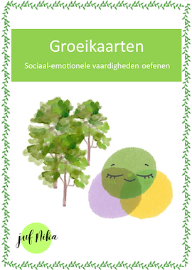 Lesmateriaal Groeikaarten van auteur Juf Nika