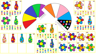 Lesmateriaal Lente - tuin - bloemen - moederdag -spelbundel van auteur Little Play Friends slide 2