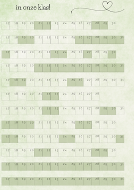 Lesmateriaal Jaarkalender  van auteur knussekleuterwereld slide 2