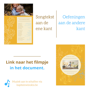 Lesmateriaal Zelfvertrouwen: ChoreYoga van auteur Yoga Mandy slide 2