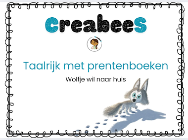 Lesmateriaal Taalrijk met prentenboeken - Wolfje wil naar huis van auteur CreabeeS slide 1