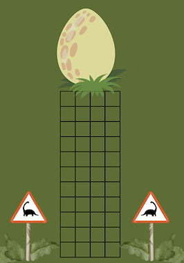 Lesmateriaal DINOSAURUSSEN pentomino van auteur juf Tinne slide 2