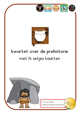 Lesmateriaal Kwartet over de prehistorie  van auteur JufJoyceKuenen slide 2