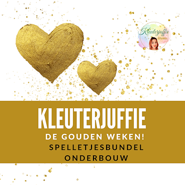 Lesmateriaal Kleuterjuffie, gouden weken bundel onderbouw (vernieuwd!) van auteur Kleuterjuffie slide 1