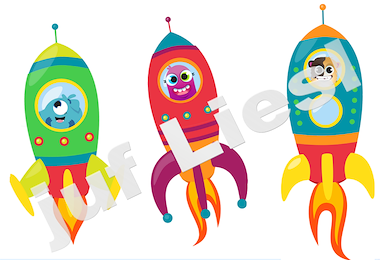 Lesmateriaal Classdojo naamkaartjes deur thema ruimte van auteur De monsterklas van Juf Liesl