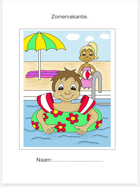Lesmateriaal Werkboekje zomervakantie groep 3 van auteur Juf Monique