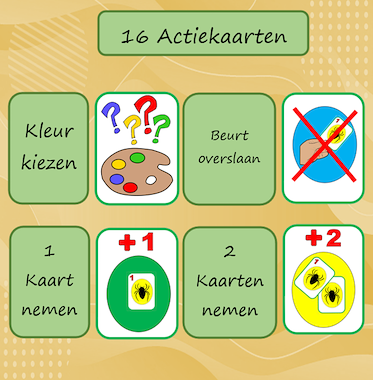 Lesmateriaal Heksen UNO kaartspel van auteur Jabbedabbedoe slide 3