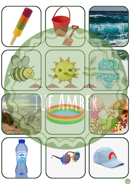 Lesmateriaal Bingo - zomer van auteur juf_Amber