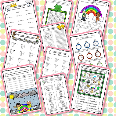 Lesmateriaal Bundel Lente- en zomerboekjes tweede leerjaar of groep 4 van auteur Juffertje Lies slide 2